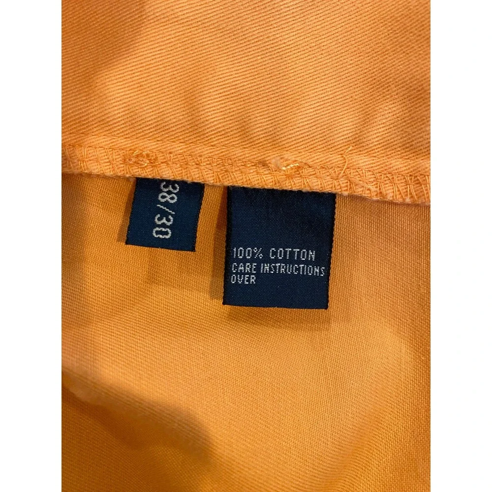 Polo Ralph Lauren Mens Classic Chino Pants Orange 100% Cotton 38/30 Straight Leg